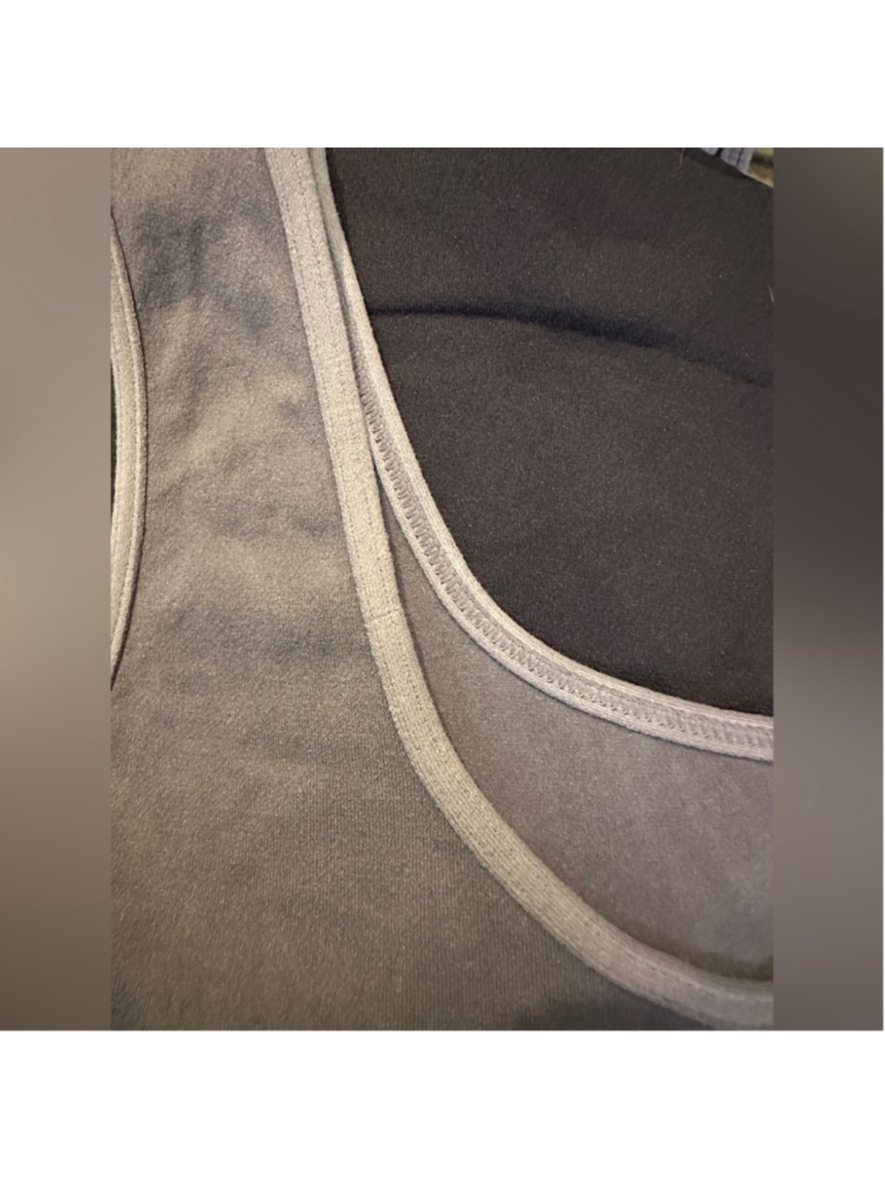 Soft Surroundings Gray to Black Ombré Stretch Tank - Picture 3 of 3